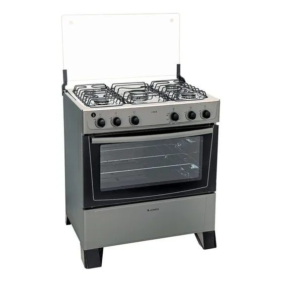Cocina A Gas James Con 5 Hornallas Titanium C150b