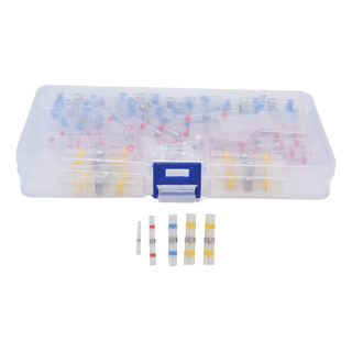 Kit De Conectores Termorretráteis, 120 Unidades, Terminais D Kit De Conectores Termorretráteis, 120 Unidades, Terminais D