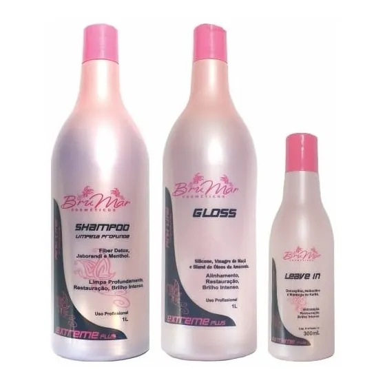 Kit Gloss Progressiva Orgânica Sem Formol Brumar Cosmeticos