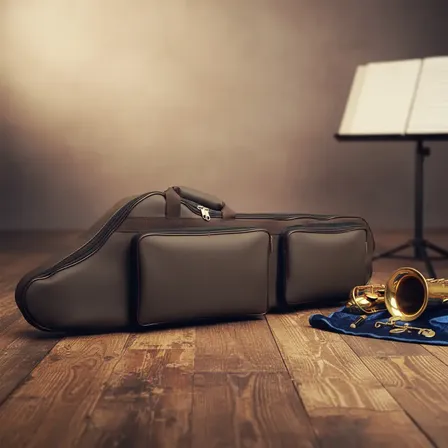 Capa Bag Semi Case Sax Baritono Com La Grave Linha Premium