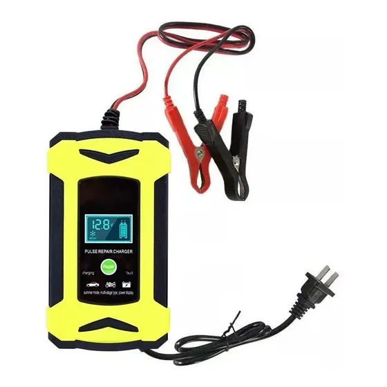Cargador De Batería Carro Moto Inteligente 12v 6a