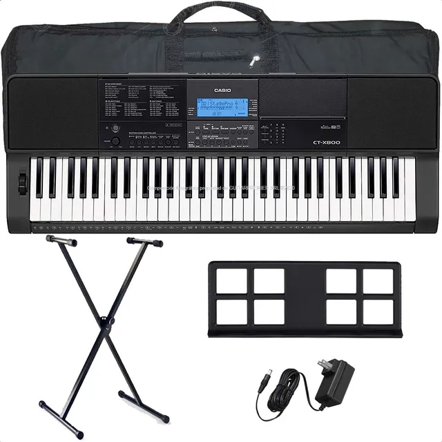 Teclado Casio Ct-x800 Sensitivo Usb Funda Pie Fuente Atril