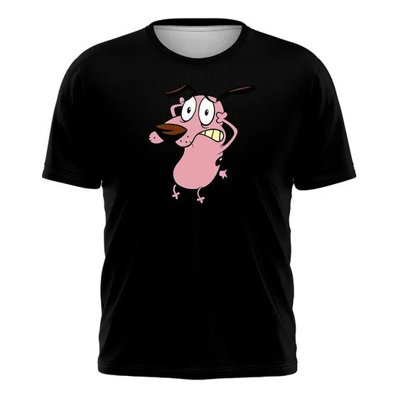 Camiseta Camisa Coragem O Cão Covarde Desenho