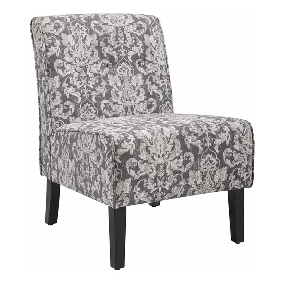 Linon Silla Coco Accent Gris Damasco