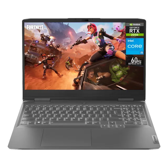 Laptop Gamer LENOVO LOQ 15IRH8 NVIDIA GeForce RTX 2050 Intel Core i5 12450H 8GB RAM 512GB SSD 15.6" Windows 11 Home Teclado en Español