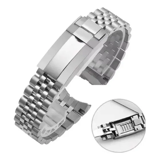 Pulseira De Relógio Jubilee 904 De 20 Mm Para Rolex Sub