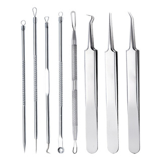 Set De Pinzas Y Agujas De Acero Inoxidable Para Espinillas Set De Pinzas Y Agujas De Acero Inoxidable Para Espinillas