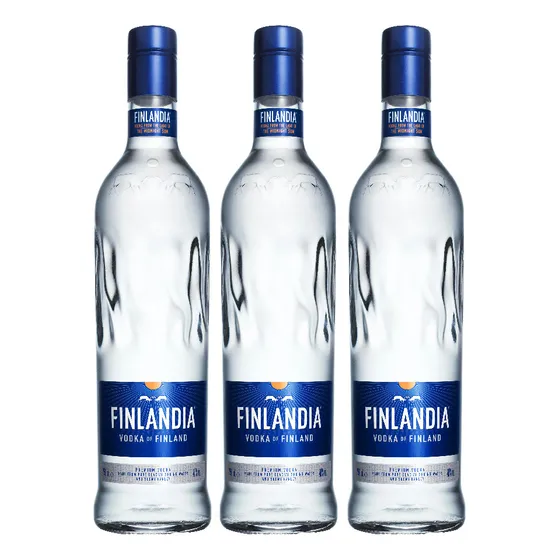 Vodka Finlandia 750ml X 3 Unidades