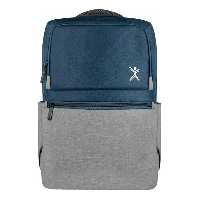 Mochila Perfect Choice Lap 15.6 Azul Pc-084518 Color Azul Acero Diseño De La Tela Rayas