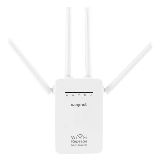 Repetidor Wifi Amplificador Extensor 4 Antenas 300mpbs