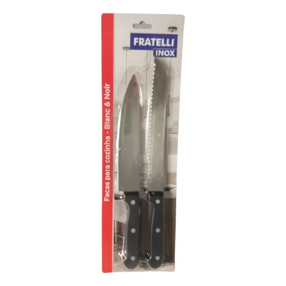 Facas Fratelli Para Cozinha Blanc & Noir Promoção Relâmpago