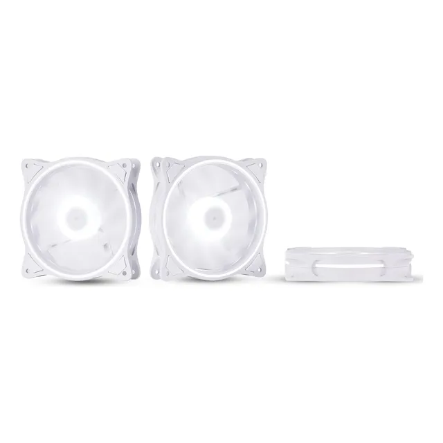 120mm Computer Pc Cooling Fan White Led Game Case Cooler Fan