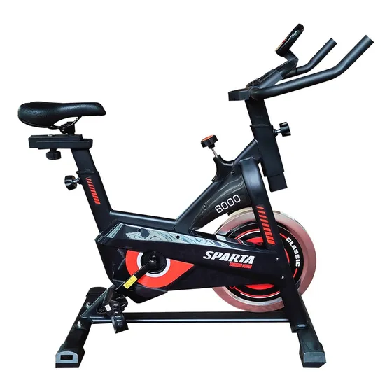 Bicicleta Fija Spinning Rueda 8kg Sparta Fitness Spin1