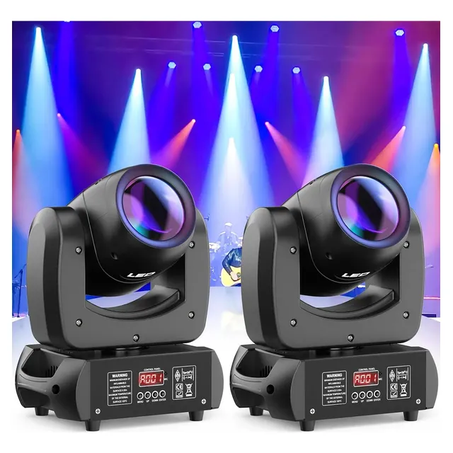 2pc 150w Luces Beam 18 Prisma Dmx Dj Cabeza Móvil Roboticas