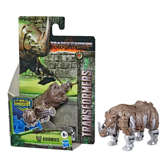 Transformers El Despertar De Las Bestias Battle - Rhinox