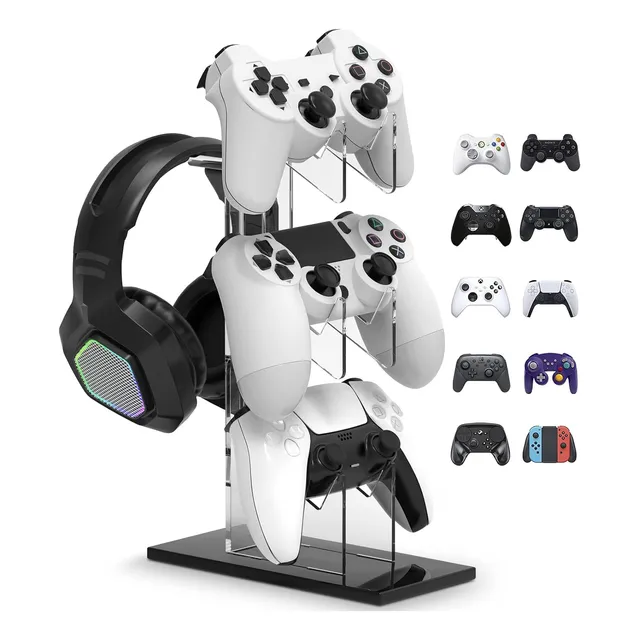 Soporte De Pared Universal Para Ps4/ps5 Controle Y Audífonos