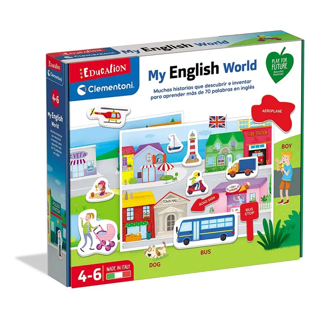 Juego Didáctico Niños Aprendiendo Inglés Vocabulario Niñas