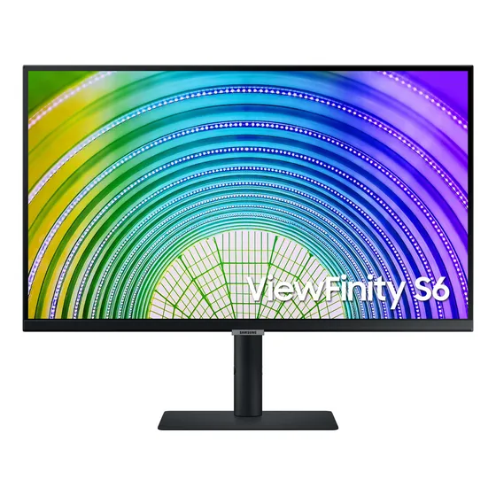 Monitor Samsung Viewfinity S6 27" IPS QHD Negro, Ergonómico, USB Hub, Flicker-Free