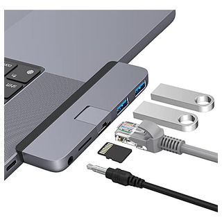 Adaptador De Hub Usb C 5 En 1 De Qwiizlab, Usb 3.0, Gigabit Adaptador De Hub Usb C 5 En 1 De Qwiizlab, Usb 3.0, Gigabit
