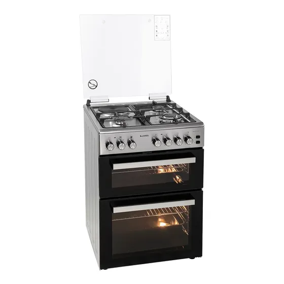 Cocina Doble Horno James C900 Combinada Inox 3+1 