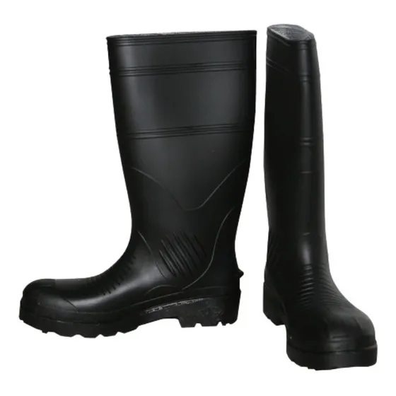 Bota De Goma Pvc Larga Sin Puntera
