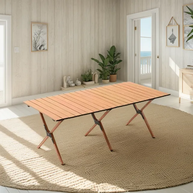 Mesa Multiuso Plegable Portatil Camping Viaje 120x60x45