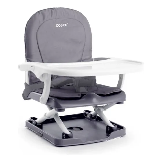 Cadeira De Refeição Portátil Pop Até 15kg Cosco Kids Cinza Cinza