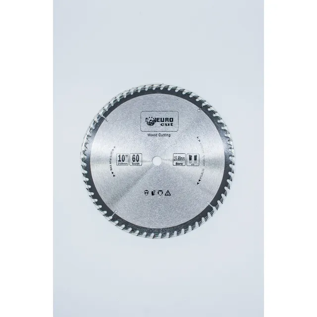 Disco En Hm Para Madera De 10 Pulgadas Con 60 Dientes Euro