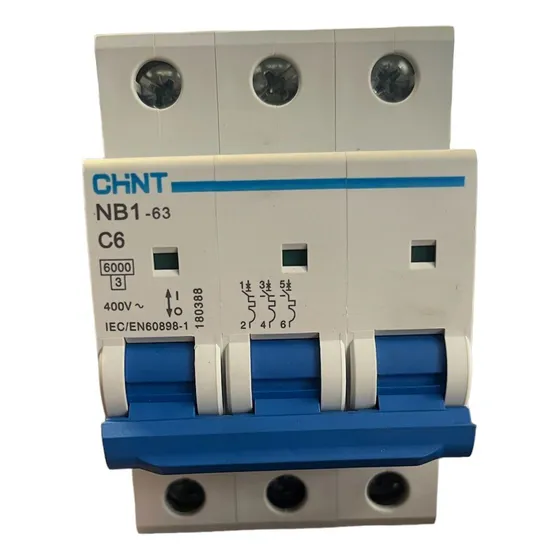 Breaker Termomagnético Riel 3x6a Icc:6ka Chint