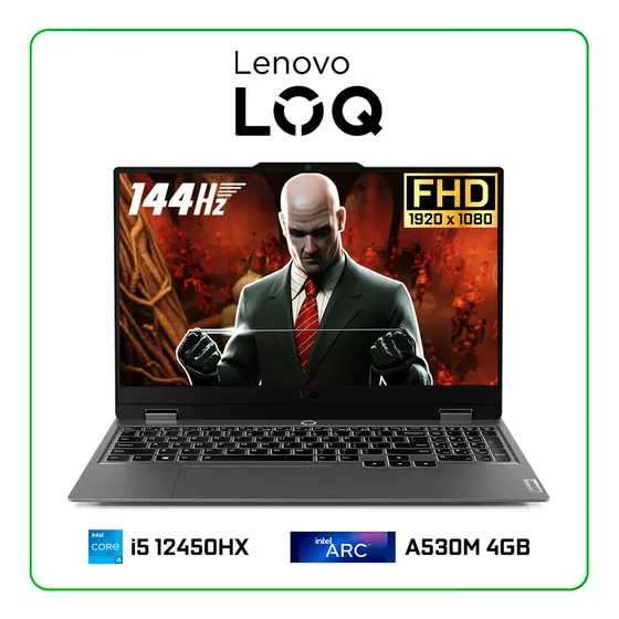 Laptop Lenovo Loq 15-83fq002lus Core I5 12450hx 12gb/512gb