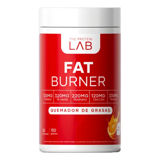 Suplemento En Polvo Quemagrasas The Protein Lab 30 Porciones Sabor Naranja | Fórmula Fat Burner 150g
