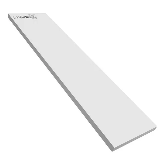 Placa Chapa Pp Polipropileno 64x15,5 Cm 3mm Cnc 15,5x64