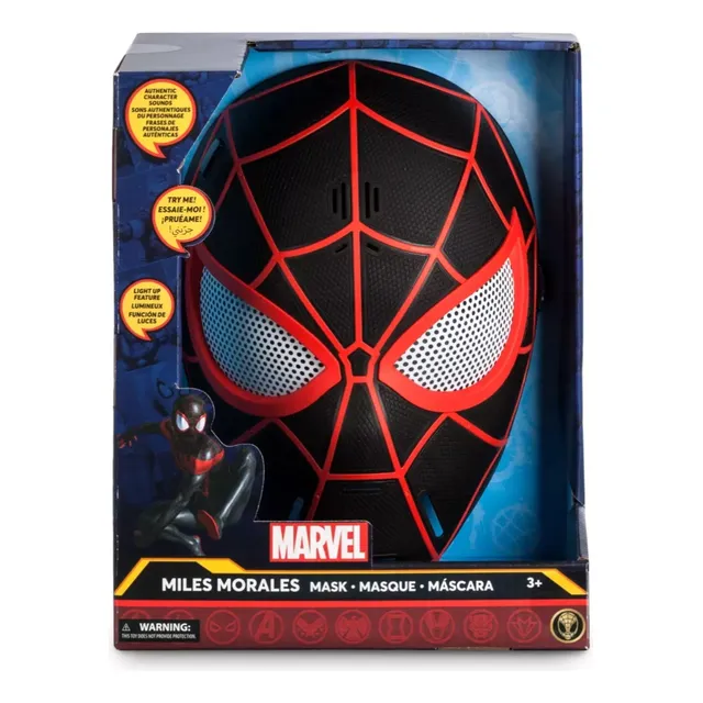 Máscara Miles Morales Spiderman Multiversi Sonidos Disney