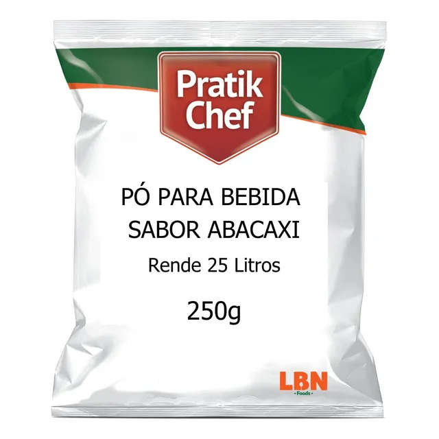 Refresco Pó Pratik Chef Rende 250 Litros Cx/fd 10 Unids