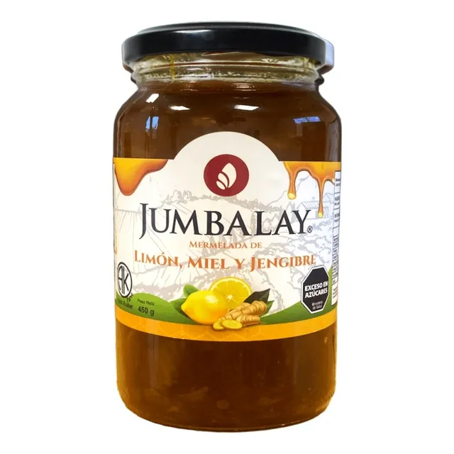 Mermelada De Limon Miel Y Jengibre Jumbalay Frasco X 450gr
