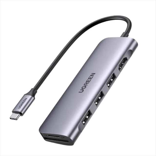 Hub Adaptador Multifuncional 6 En 1 Hdmi Lector Microsd Usb