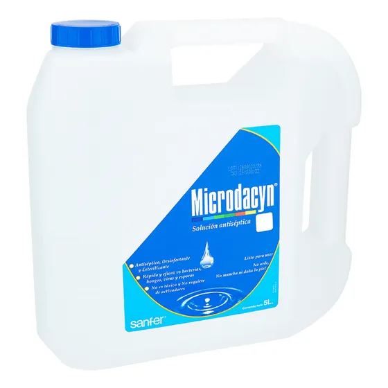 Solucion Microdacyn Esterilizante Y Antiseptica 5 Litros