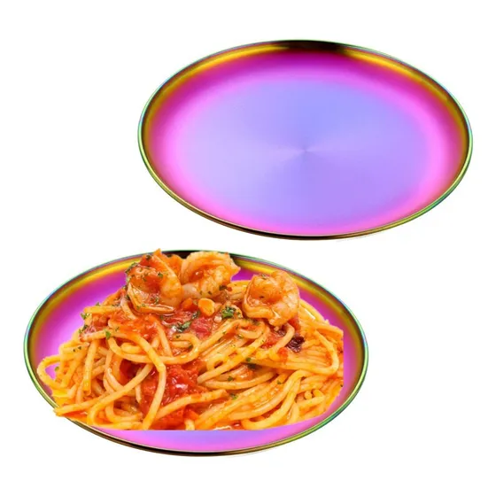 Mold Redondo Para Hornear Pizza Plato Llano Metal 9