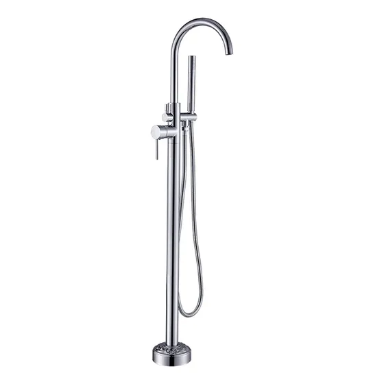 Grifo Ducha Para Bañera Montado Suelo Relleno Baño Una