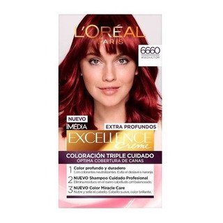 Tinte Imedia Excellence Loréal Creme Tono 6660 Tinte Imedia Excellence Loréal Creme Tono 6660