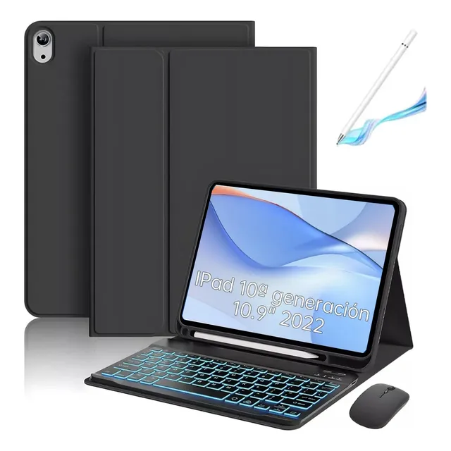 Funda Con Teclado Para iPad 10th 10.9 2022 A2757a2777a2696