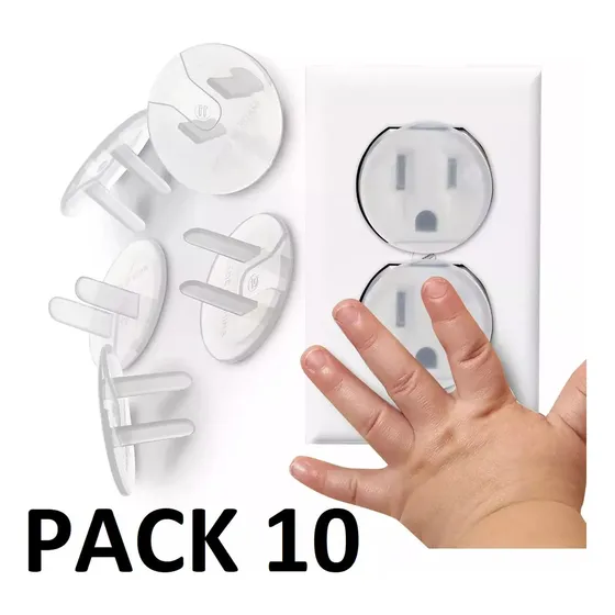 Protecto Para Tomacorriente / Seguridad Niños Pack 10 M122