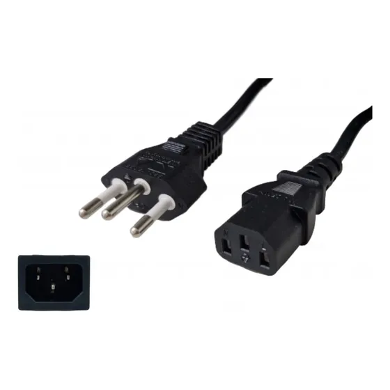 Cabo De Força Tv Samsung Aoc Pc Xbox 360 Panela Elétrica