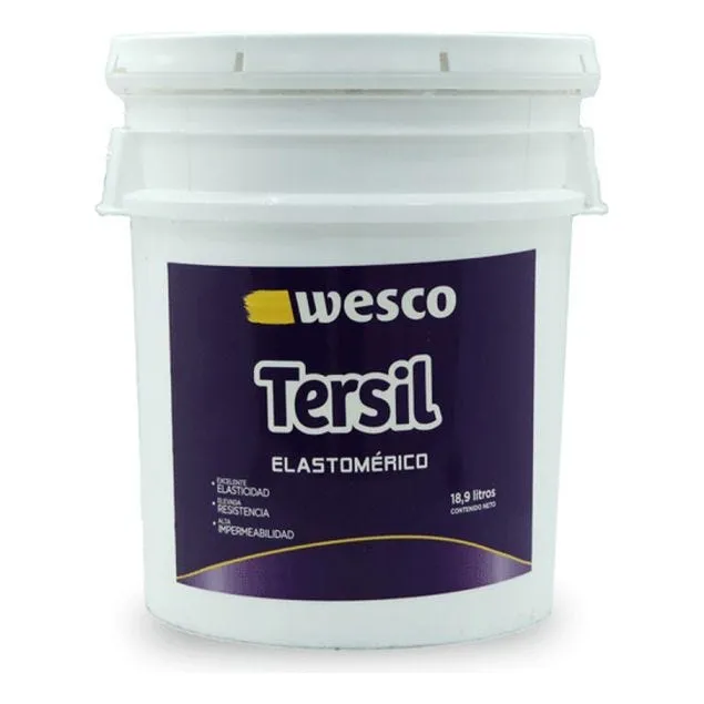 Tersil Elastomerico Blanco Caneca Wesco