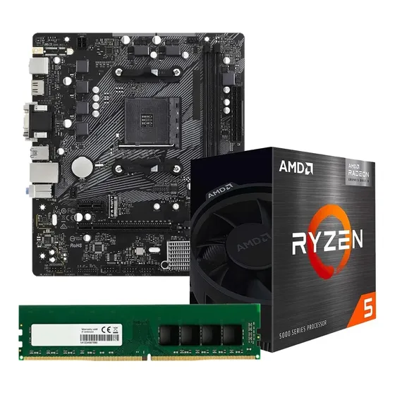 Combo Actualiz Pc Amd Ryzen 5 5600g + Mother + 16gb Martinez