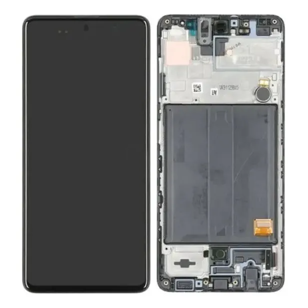 Pantalla Modulo Genérico Samsung A51 Colocada! + Vidrio!!
