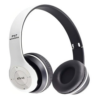 Headphone Bluetooth Com Microfone Ăudio Potente Celular Pc Cor Branco Headphone Bluetooth Com Microfone Ăudio Potente Celular Pc Cor Branco