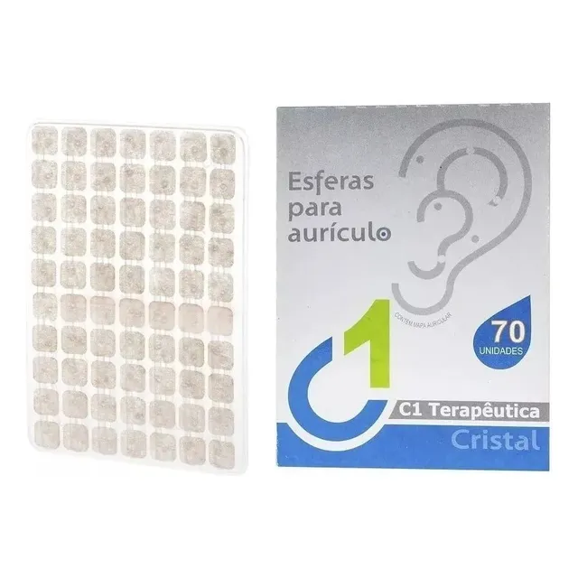 Ponto Auriculoterapia Cristal Auricular Micropore 2.100 Unid