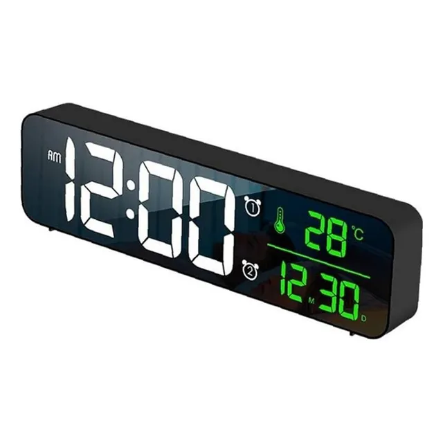 Reloj Despertador Digital Temperatura Led Escritorio Fecha