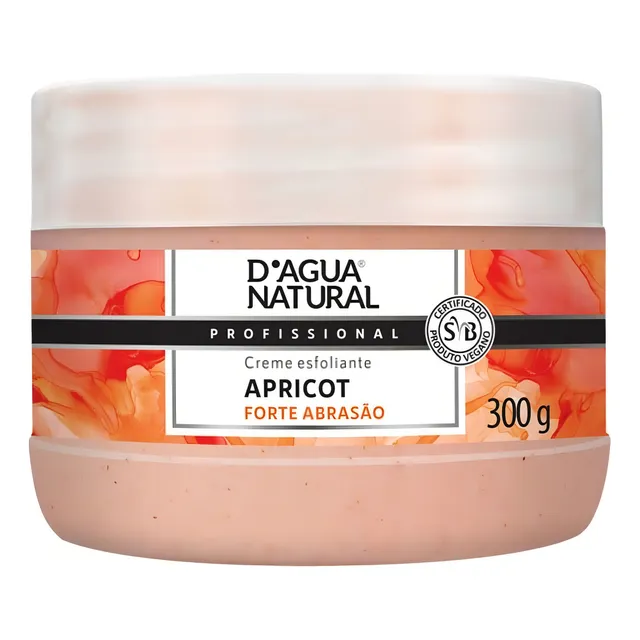 Creme Esfoliante Apricot Forte AbrasĂŁo 300g Dagua Natural Creme Esfoliante Apricot Forte AbrasĂŁo 300g Dagua Natural